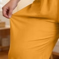 thumbnail image 4 of Ozmmyan Womens Plus Size Wide Leg Sweatpants Solid Color Ultra-Thin Sweat Pants High Elastic Waist Cotton Lounge Pants Yoga Sleepwear Casual Home Trousers for Spring Summer, 4 of 4