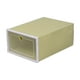thumbnail image 2 of Zapatero para armario, organizadores y almacenamiento de armario, organizador de caja de zapatos de plástico transparente, caja de zapatos grande color melocotón, caja de zapatos con cajón abatible, c, 2 of 6