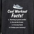 thumbnail image 3 of Instant Message - Workout Facts - Women's Lightweight French Terry Long Sleeve Shirt, 3 of 6