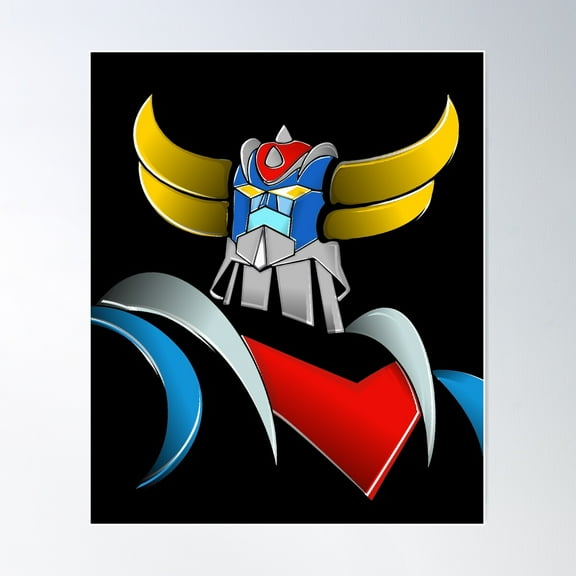 Goldorak, Grendizer Poster Wall Art, Modern Wall Decor For Living Room Bedroom, 12x18 UNFRAMED