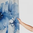 thumbnail image 3 of JEUXUS Purple Tulips Decorative Art Floral Shower Curtain - Multiple Sizes White, 3 of 7