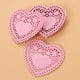 thumbnail image 5 of 250 manteles individuales de 10 cm con forma de corazón, resistentes al aceite, para decoración de mesa de boda, para hornear pasteles (color aleatorio), 5 of 7