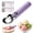 Purple, variant on Heated Ice Cream Scoop Rechargeable, Fast Heating Waterproof Ice Cream Spoon with LED Display, USB Charging for Seniors, Kids, Parties and Home Use