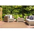 thumbnail image 5 of SAFAVIEH Courtyard Morven Chevron Stripes Indoor/Outdoor Area Rug, 5'3" x 7'7", Natural/Cream, 5 of 17