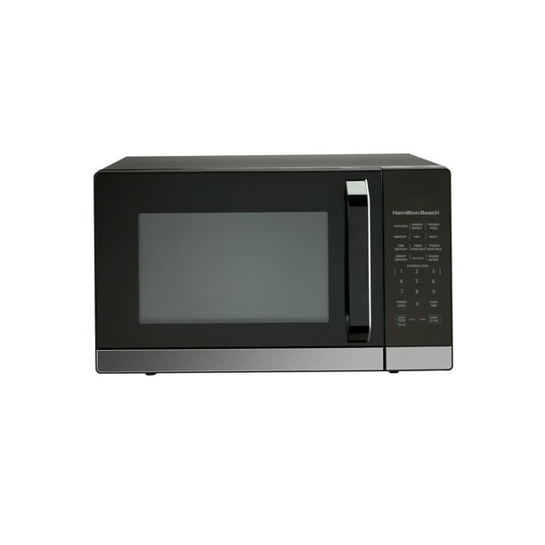 Hamilton Beach 1.4 Cu.ft. Microwave Oven, Black Stainless Steel, with