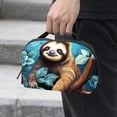 thumbnail image 2 of Sloth Waterproof Oxford Cloth Travel Case for Electronic Devices, USB Organizer, Charger Organizer Travel Case, Phone Cable Organizer - 5.9x9.44x3.14 in, 2 of 6