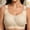 #286-Beige, variant on Women's Solid Color Wire-Free Push-Up Bra with Side Smoothing, Breathable and Adjustable Straps for Everyday Wear