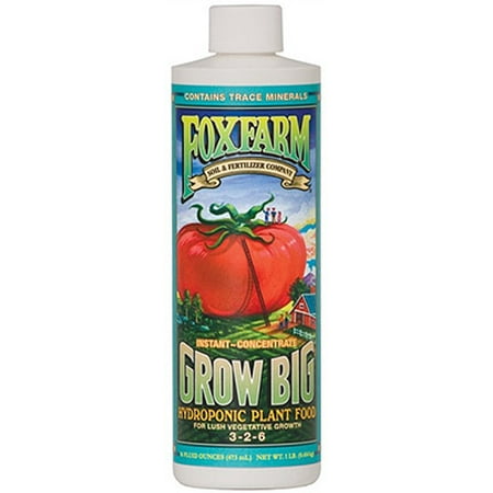 

Hydrofarm Foxfarm PT Grow Big Hydro Liquid Plant Food Concentrate Delivers A Ful