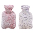 thumbnail image 5 of 1000ml Warm Water Bag Knitted Cover Thickened Water Injection Rubber Soft Cute Plush Hot Water Bottle for Office, 5 of 8