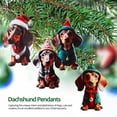 thumbnail image 2 of GAXIRE 10 colgantes festivos de perro, divertidos adornos para árbol de Navidad., 2 of 5