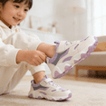 thumbnail image 3 of Kids Breathable Chunky Sneakers, Velcro, Non-Slip, Lightweight (Multi-Color), 3 of 7