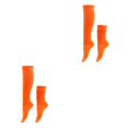 thumbnail image 1 of Redempat 2pcs Experience Comfort At Finest Soft Texture Slouch Socks For Ease Elasticity Orange 2Set, 1 of 6