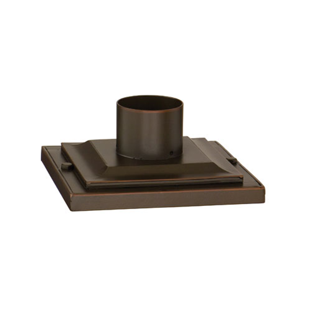Outdoor Post Light Accessories With Cottage Bronze Finish Cast Aluminum