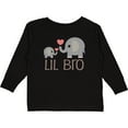 thumbnail image 3 of Inktastic Lil Bro Matching Elephant Boys Long Sleeve Toddler T-Shirt, 3 of 5