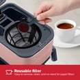 thumbnail image 5 of Holstein Housewares 5-Cup Coffee Maker with Auto Pause and Permanent Filter, Dark Grey & Rose Gold, 5 of 8