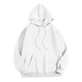 thumbnail image 4 of Arlun Women's Casual Hooded Sweatshirts Leopard Star Printed Streetwear Pullover Hoodies Baggy Long Sleeve Drawstring Comfortable Sweatshirts for Fall Winter White XL, 4 of 4