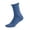 Blue, variant on Kids Mid-Calf Socks Unisex Solid Color Comfortable Breathable Soft Ruffle Crew Socks Straight-leg Stockings for Boys Girls 1-12 Years