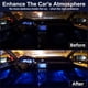 thumbnail image 3 of Luces LED LYCARESUN para interior de coche, 4 unidades, 16 colores, recargables por USB, 3 of 6