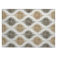 thumbnail image 2 of Addison Rugs Chantille Indoor/Outdoor Transitional Ikat Chocolate Washable Rectangle Rug, 1'8" x 2'6", 2 of 6