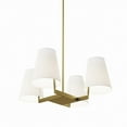 thumbnail image 2 of Modway Mercer 4-Light Pendant Light in White Satin Brass, 2 of 7