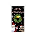 thumbnail image 2 of NWOKYZGH Christmas Door Cover Santa Xmas Hanging Cover Xmas Door Cover Banner Reindeer Snowflake Santa Backdrop for Front Door Decoration New Year Party Supplies, 2 of 6