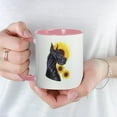 thumbnail image 3 of CafePress - Black Gt Dane W/ Sunflowers Mug - 11 oz Ceramic Mug - Novelty Coffee Tea Cup, 3 of 3