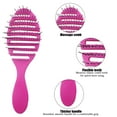 thumbnail image 5 of TWSOUL Detangling Brush,Vented Detangler Brush with Flexible Spiral Spring, Professional Hair Brush for Removing Tangle,No Tugging,Suitable for Women, Men and Kids, 5 of 11
