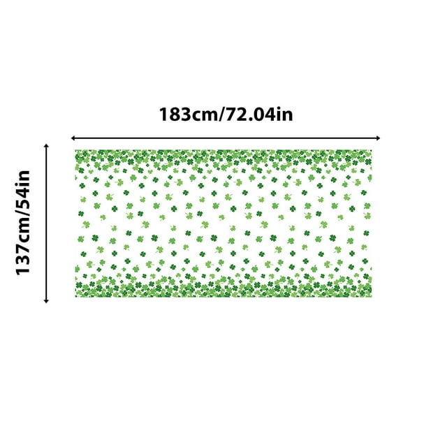 St Patrick’s Day Table Flag Lace Tablecloth, Decorative Holiday Table Cover for Festive Dining, Elegant Lace Table Decor for Home Celebrations Indoor Outdoor Use, Seasonal Table Decoration