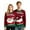 Red, variant on Gustave Couples Christmas Sweater for Women Men Knitted Ugly Xmas Sweaters Pullover Santa Reindeer Snowman Unisex Crew Neck Long Sleeve Holiday Sweatshirts Tops Matching Outfits