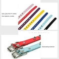 thumbnail image 4 of Small Medium Dogs Adjustable PU Leather Anti-Bite Neck Strap Pet Collar Dog Collars RED M, 4 of 8