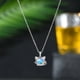 thumbnail image 3 of Minnieouse Colgante de circón dulce para mujer, collar de estilo elegante de cristal, cadena para el cuello, joyería femenina, boda, banquete, diario Ropa, zapatos y accesorios Miscelánea Minnieouse AP016714-00, 3 of 6