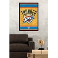 thumbnail image 2 of NBA Oklahoma City Thunder - Logo 14 Wall Poster, 22.375" x 34", Framed, 2 of 2