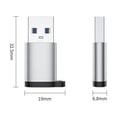 thumbnail image 1 of Type C To USB3.0 OTG Computer Charging Converter Portable Adapter Lanyard Anti-Lost Adapter Male To Female Adapter, 1 of 9