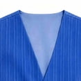 thumbnail image 6 of Mens Linen Textured Sets 2 Piece Outfits Sleeveless V Neck Shirt Vest and Pants Set Vacation Outfit for Men Summer Beach Suits Blue, 6 of 7