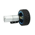 thumbnail image 1 of Silver 25GA370 DC Gear-Box Reducer Electric Motor with Wheel Motor Mounting Bracket Speed 12V 130RPM, 1 of 6