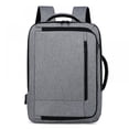 thumbnail image 1 of Mochila para portátil, bolsa antirrobo para el trabajo con puerto de carga USB, mochila de viaje de negocios para hombres, mochila escolar impermeable para niños y adolescentes., 1 of 5
