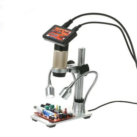 Output Stem (300X HDMI 3.0MP Electronic Digital Video Microscope 1080P Soldering Microscope USB Output Portable LED Magnifier for Mobile Phone Maintenance)