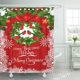 thumbnail image 1 of ABPHQTO Cortina de ducha Merry Christmas of Holly Tree y Bullfinch 150x180 cm, 1 of 1