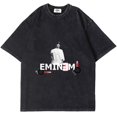 thumbnail image 1 of Eminem-Camiseta de Rap Hop para hombre, camisa Retro lavada, informal, de manga corta, de gran tamaño, con cuello redondo, Unisex, 1 of 4
