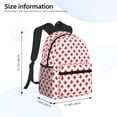 thumbnail image 3 of Daiia Red Cross School Backpack for Men Women, Unisex Large Waterproof Bookbag Schoolbag Casual Daypack for High School/College/Teens/Travel/Work Black, 3 of 8
