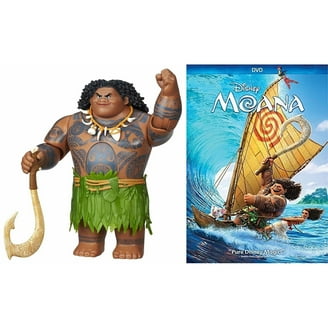 Disney Princess Moana Swing 'n Sounds Maui Doll, Poseable Figure