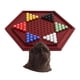 thumbnail image 1 of Juego de estrategia clásico de damas chinas de madera para mayores de 6 años, regalos de Navidad para fiestas, juegos de mesa de 13,78 pulgadas canicas de colores sólidos, 1 of 9