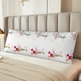 thumbnail image 6 of KLL Ultra Soft Microfiber Body Pillow Cover/Pillowcases 20"x54" with Hidden Zipper Closure-Flowers, 6 of 8