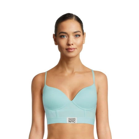 

Madden NYC Women s Ribbed Wire-Free Bra