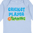 thumbnail image 4 of Inktastic Cricket Player in Training Boys or Girls Long Sleeve Baby Bodysuit, 4 of 5