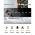 thumbnail image 5 of Abstract Art Blackout Curtains 45 Inches Long for Bedroom, Geometric Modern Art Orange Teal Thermal Insulated Room Darkening Black Out Window Curtain Panels Grommet Drapes for Living Room, 5 of 8