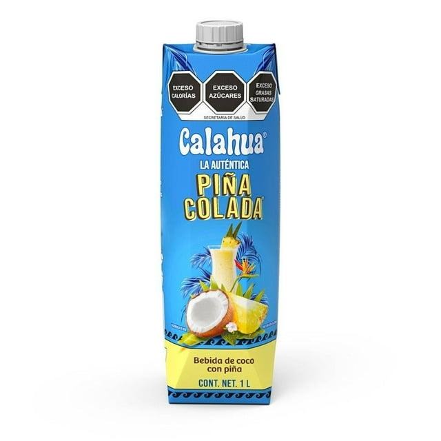 Bebida Calahua piña colada con concentrado de piña 1 l