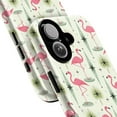 thumbnail image 2 of Retro Flamingo Phone Case, Mid-Century Modern Aesthetic Vintage Pink Bird Protective Cover for iPhone 16 15 14 13 12 11 Pro Max Plus Mini, 2 of 6