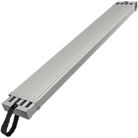 VEVOR Telescoping Aluminum Work Plank, 8-13 Feet 500lbs Capacity, 12.5 inch Width Aluminum Scaffold Plank,Extension Staging Plank with Skid-Proof Platform Scaffold Ladder Accessory