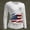 #01 White, variant on Women's Patriotic Long Sleeve T-Shirts 250th Anniversary American Flag Gradient Print Crewneck Slim Fit 4th of July Casual Tops , #01 Wine, L